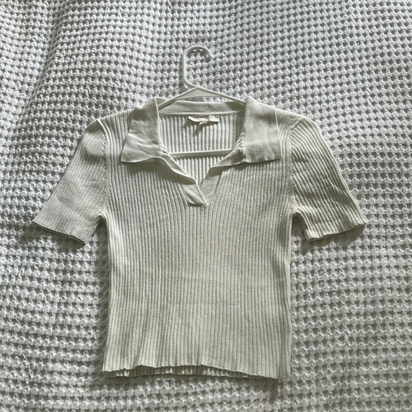 Cotton Candy LA Collared Sweater - Picture 1 of 4